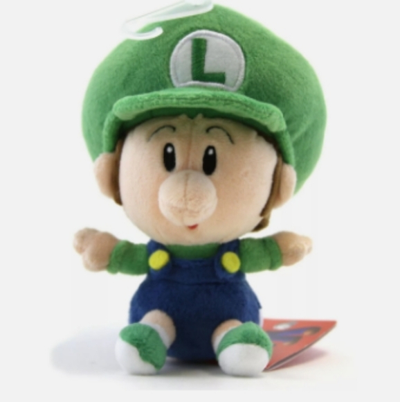 Baby Luigi Plush - Super Mario Collection